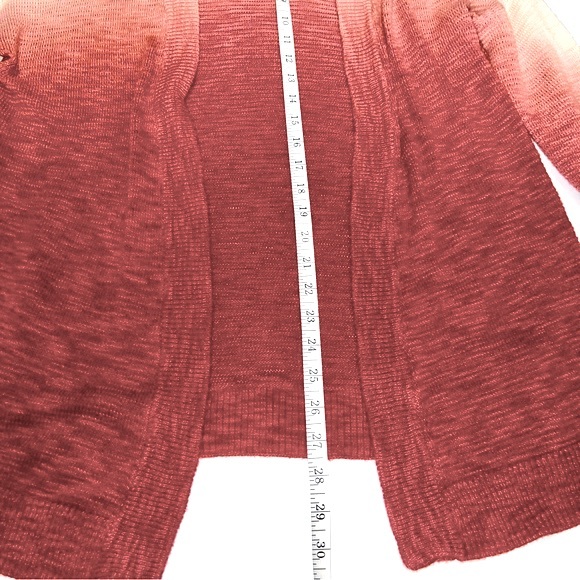 Medium Pink Knit Cardigan Two Colored - Picture 5 of 6